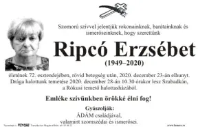 Ripcó Erzsébet