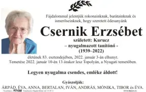 Csernik Erzsébet