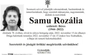 Samu Rozália