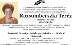 Rozsumberszki Teréz